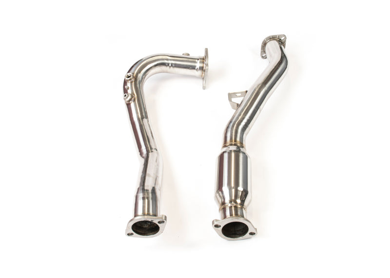 Invidia - Downpipe w/Lower Mounted High Flow Cat & 2 Extra Bungs - Manual Transmission Only - HS15SWMDOCB - NextGen Tuning