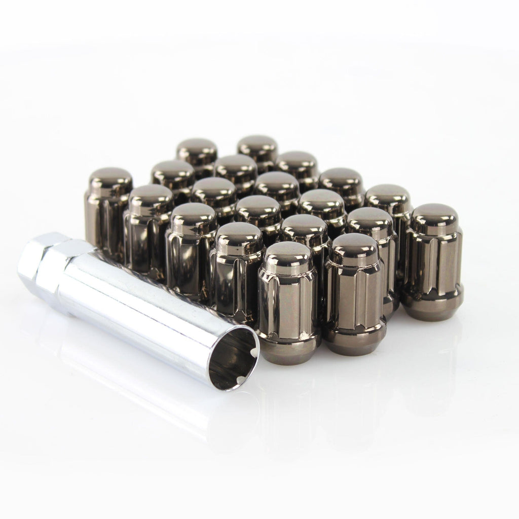 Muteki - Closed End Lug Nuts - Titanium - 12x1.25 - Set of