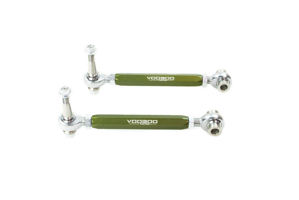 Voodoo13 - Rear Toe Arms - Hard Green - TOSC-0100HG