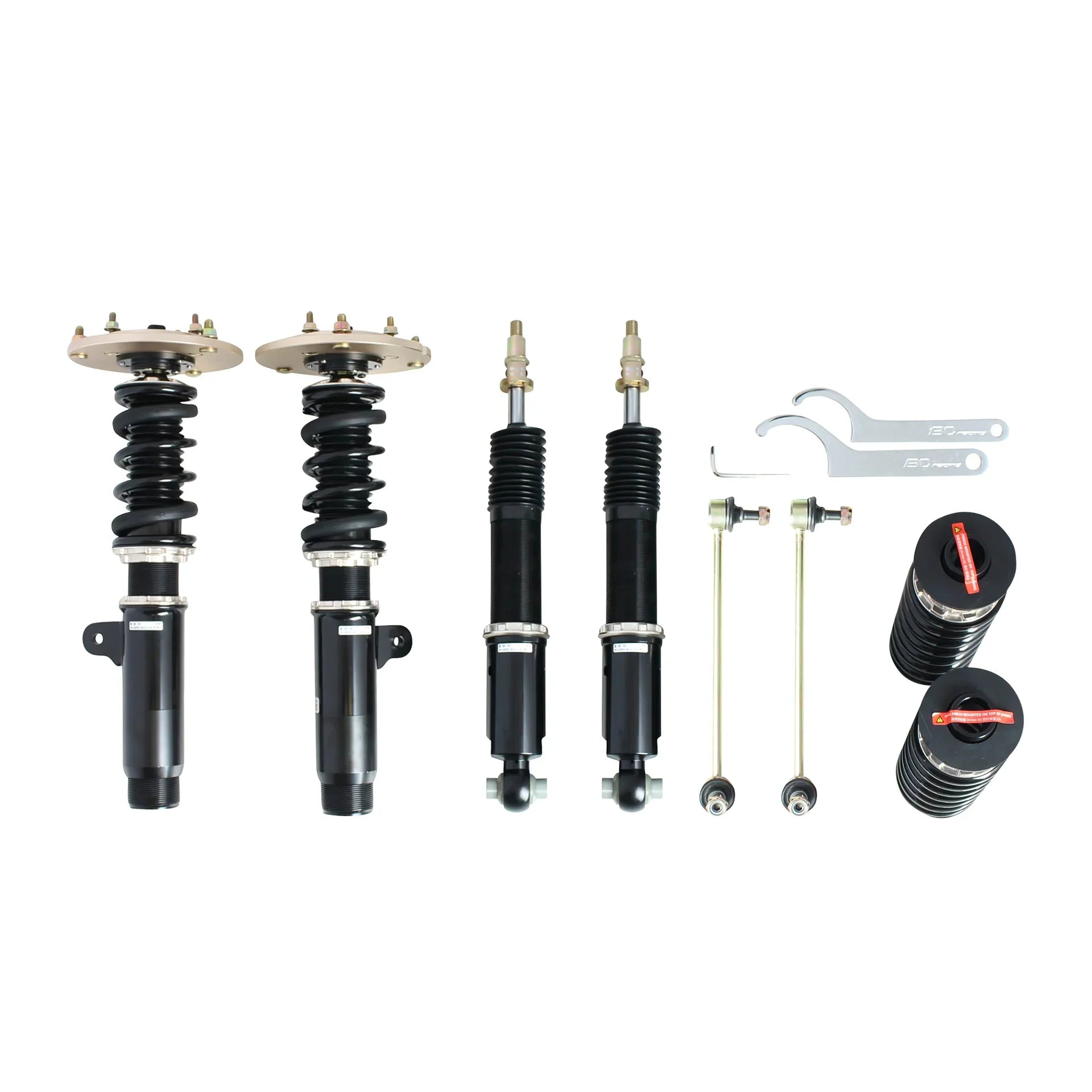 BC Racing - BR Series Coilovers - 3-Bolt Top Mounts - With EDC Only - I-49-BR