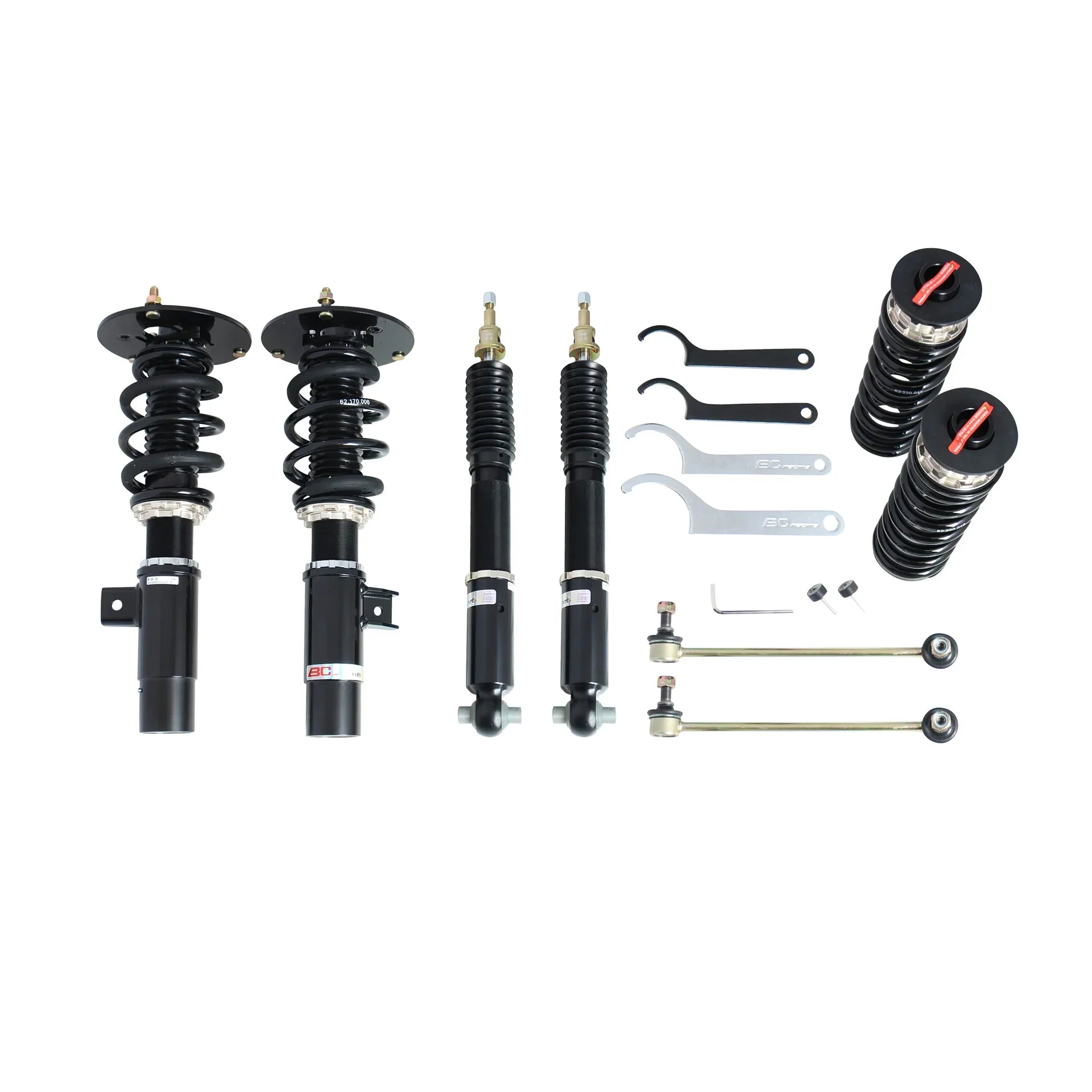 BC Racing - BR Series Coilovers - 3-Bolt Top Mounts - I-62-BR