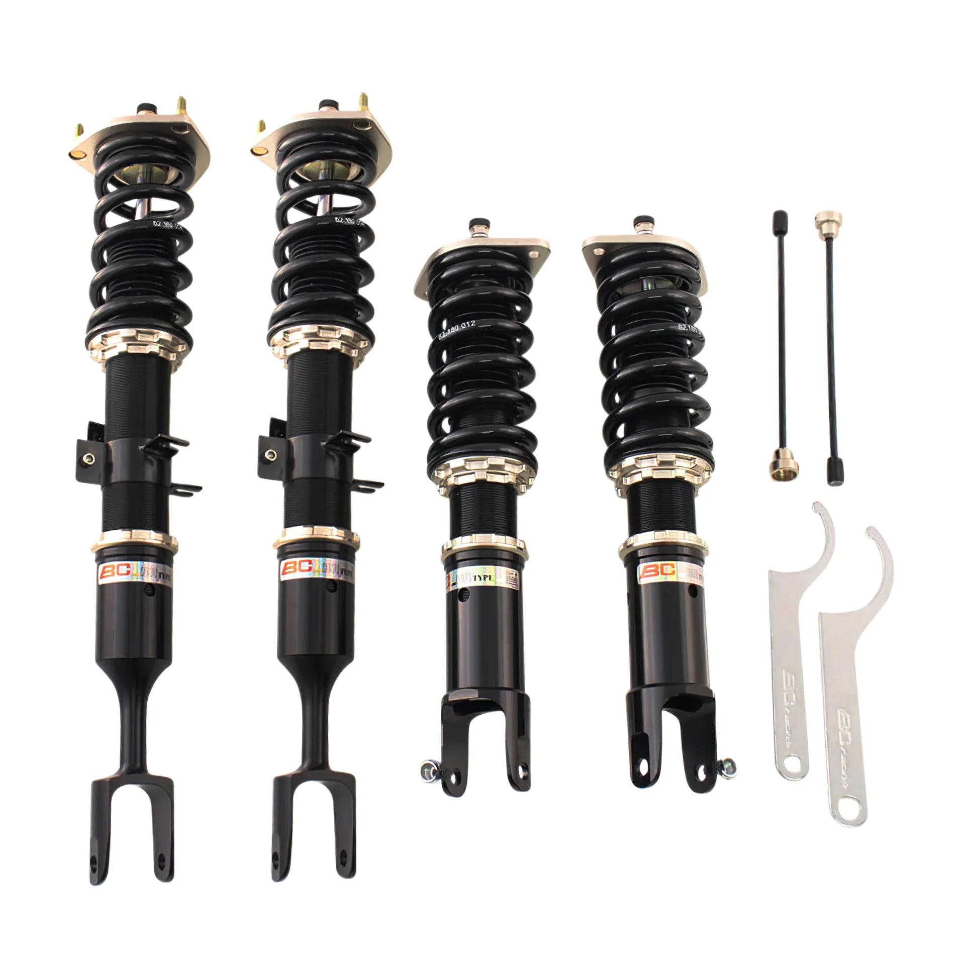 BC Racing BR Series Coilovers - True 1-Piece Rear Coilovers - 2007-2008 Infiniti G35x | 2008-2013 Infiniti G37x | 2014-2015 Infiniti Q60 AWD - V-28-BR