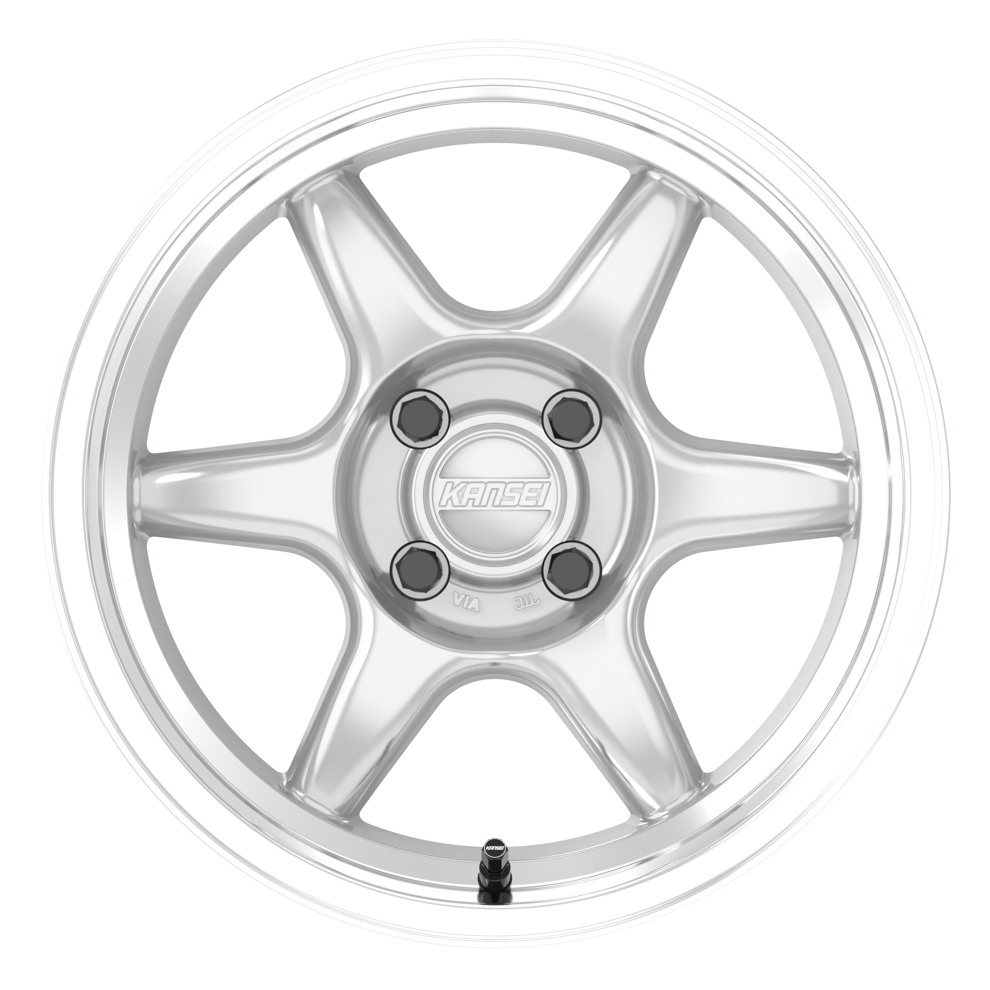 Kansei - Tandem Wheel - 15x8 +25mm - 4x100 - Hyper Silver - NextGen Tuning