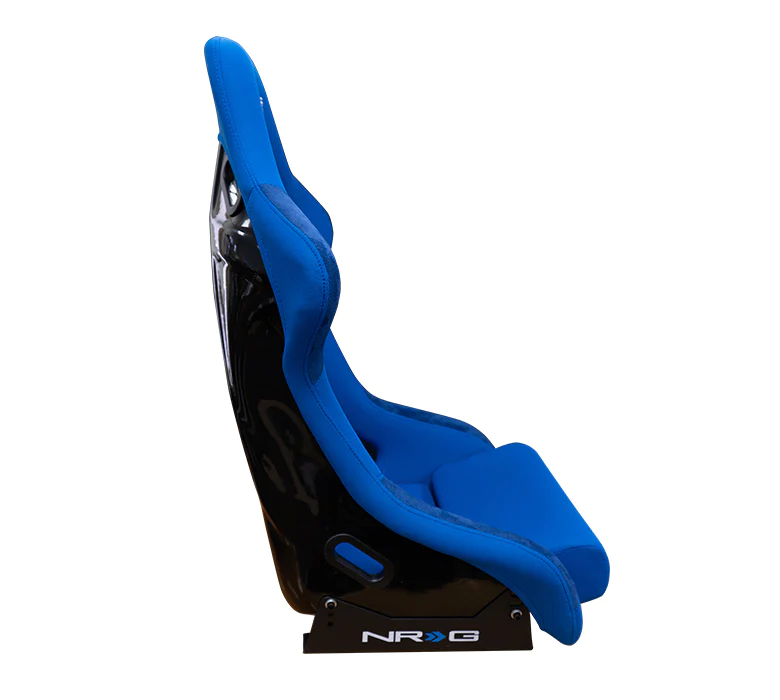 NRG Innovations - FRP Bucket Seat - Large - Blue/Black Back - FRP-300BL - NextGen Tuning
