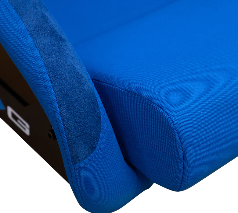 NRG Innovations - FRP Bucket Seat - Large - Blue/Black Back - FRP-300BL - NextGen Tuning