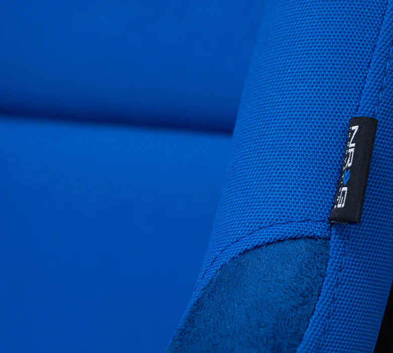 NRG Innovations - FRP Bucket Seat - Large - Blue/Black Back - FRP-300BL - NextGen Tuning