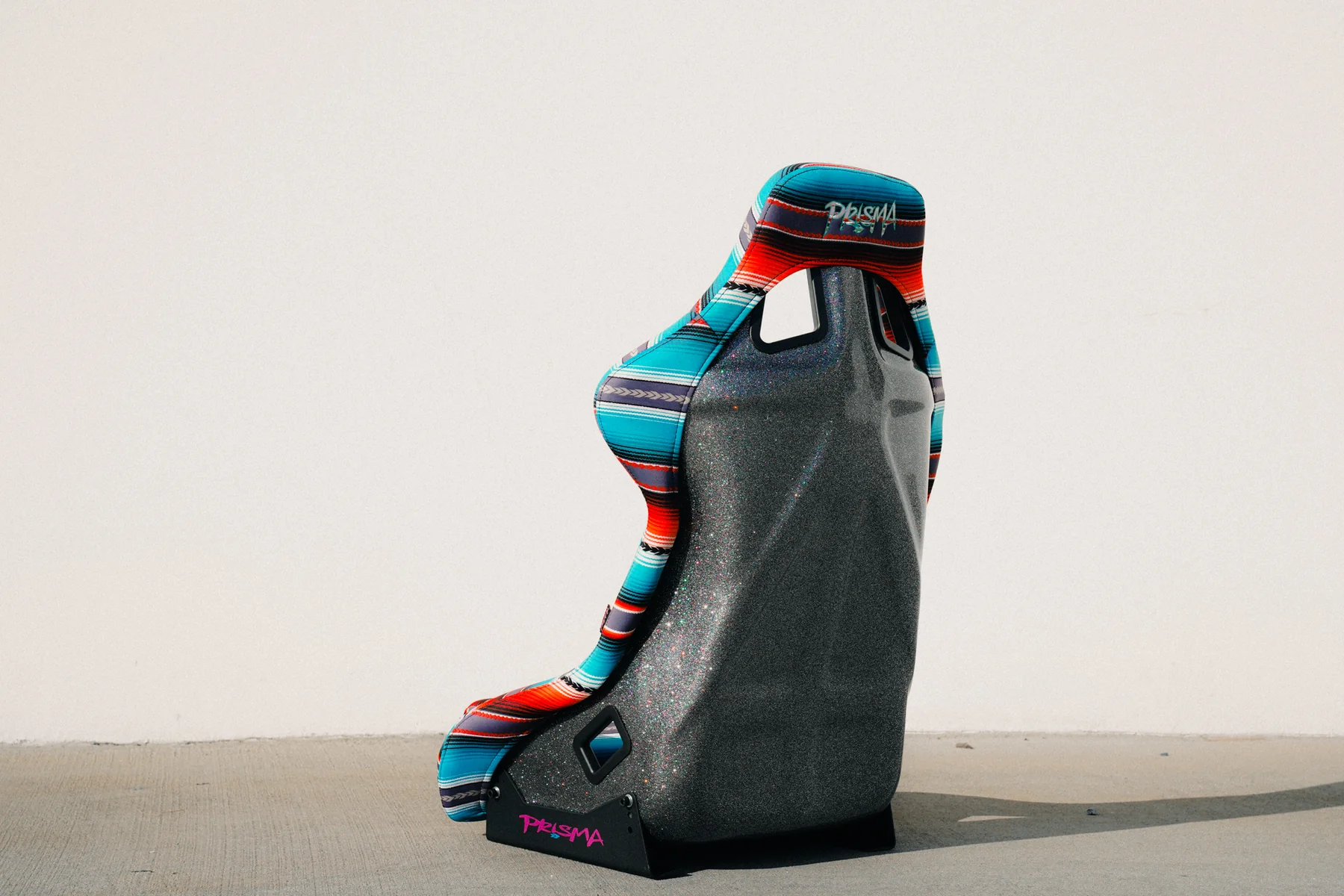 NRG Innovations - FRP Bucket Seat Bajacali Edition - Medium - Serape Print/Silver Pearlized Back - FRP-303-BAJACALI - NextGen Tuning