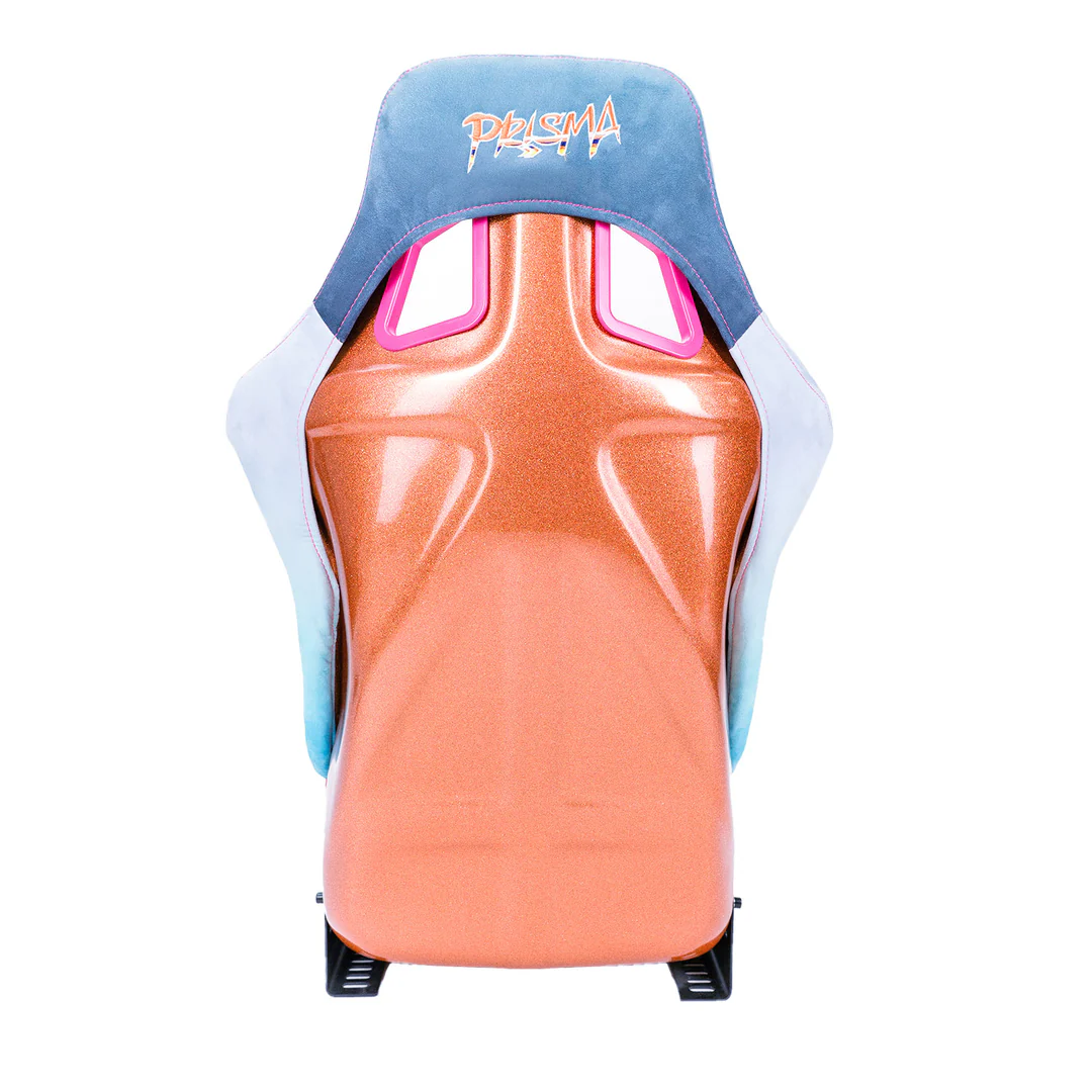 NRG Innovations - FRP Bucket Seat Wave Ultra Edition - Large - Wave Print/Bronze Sparkle Back - FRP-302-WAVE-ULTRA - NextGen Tuning