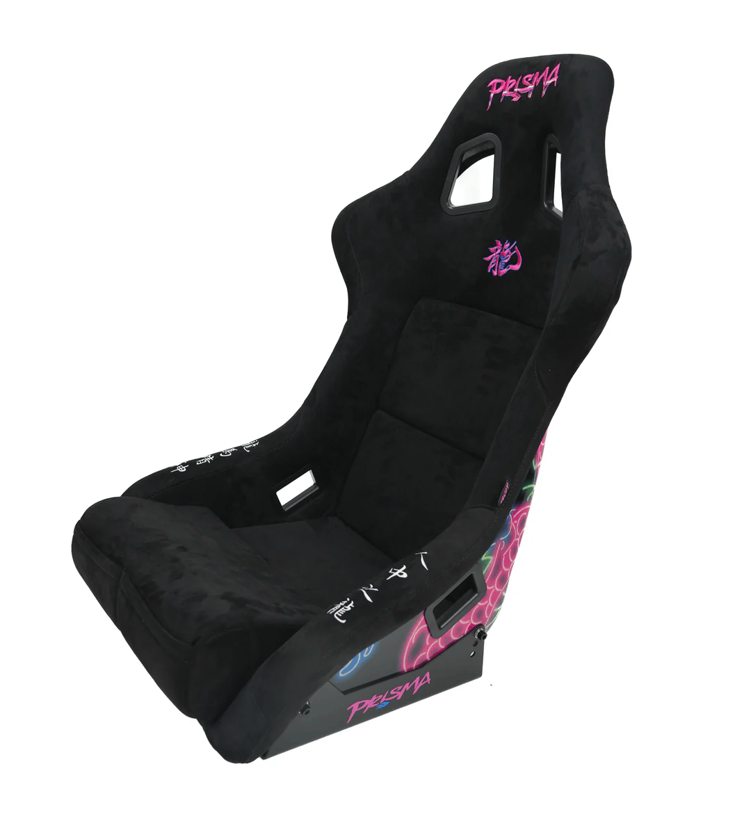 NRG Innovations - FRP Bucket Seat Dragon Edition - Large - Black/Dragon Livery Back - FRP-302BK-DRGN-N - NextGen Tuning