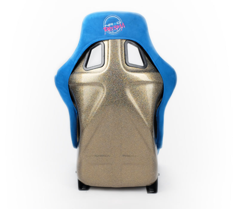 NRG Innovations - FRP Bucket Seat Ultra Edition - XLarge - Blue/Gold Glitter Back - FRP-304BL-ULTRA - NextGen Tuning