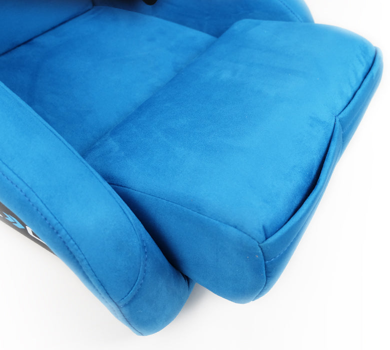 NRG Innovations - FRP Bucket Seat Ultra Edition - XLarge - Blue/Gold Glitter Back - FRP-304BL-ULTRA - NextGen Tuning