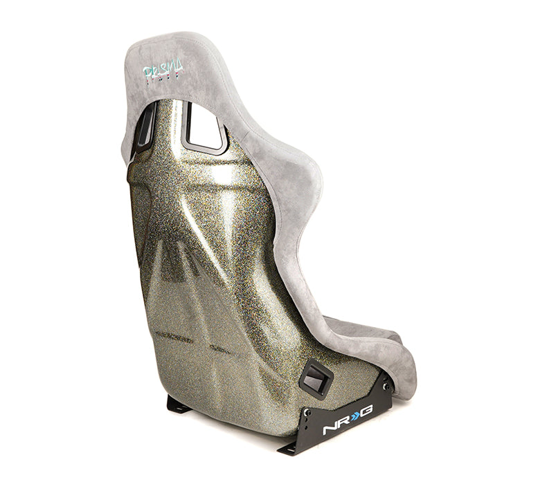 NRG Innovations - FRP Bucket Seat Ultra Edition - Medium - Gray/Gold Mix Back - NextGen Tuning
