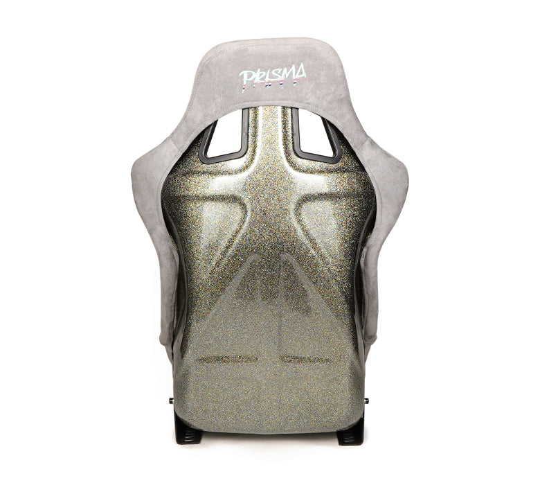 NRG Innovations - FRP Bucket Seat Ultra Edition - Medium - Gray/Gold Mix Back - NextGen Tuning