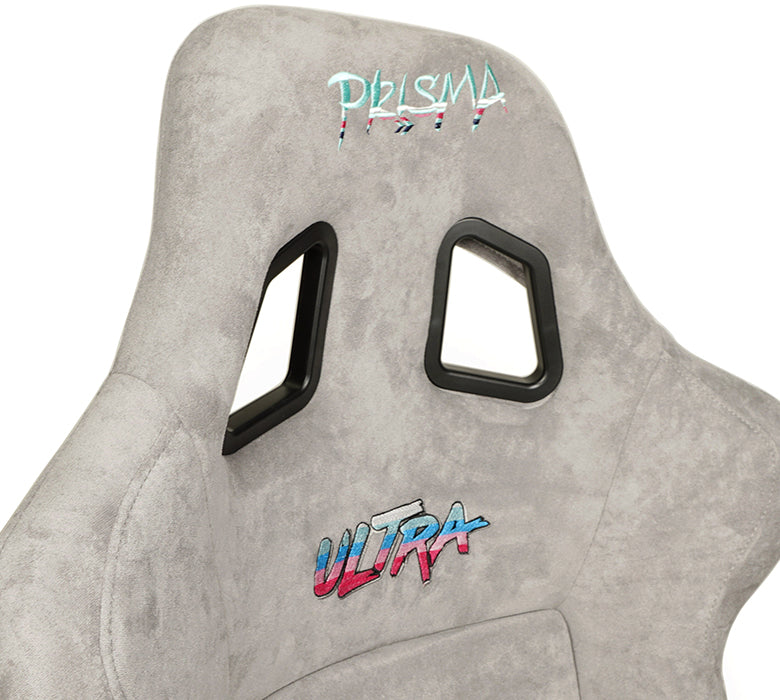 NRG Innovations - FRP Bucket Seat Ultra Edition - Medium - Gray/Gold Mix Back - NextGen Tuning