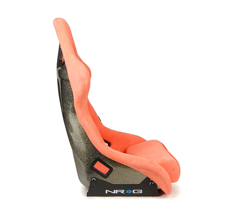 NRG Innovations - FRP Bucket Seat Ultra Edition - Large - Peach/Gray Pearlized Back - NextGen Tuning