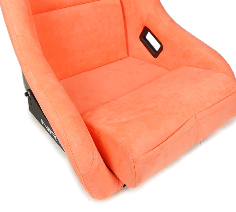 NRG Innovations - FRP Bucket Seat Ultra Edition - Large - Peach/Gray Pearlized Back - NextGen Tuning