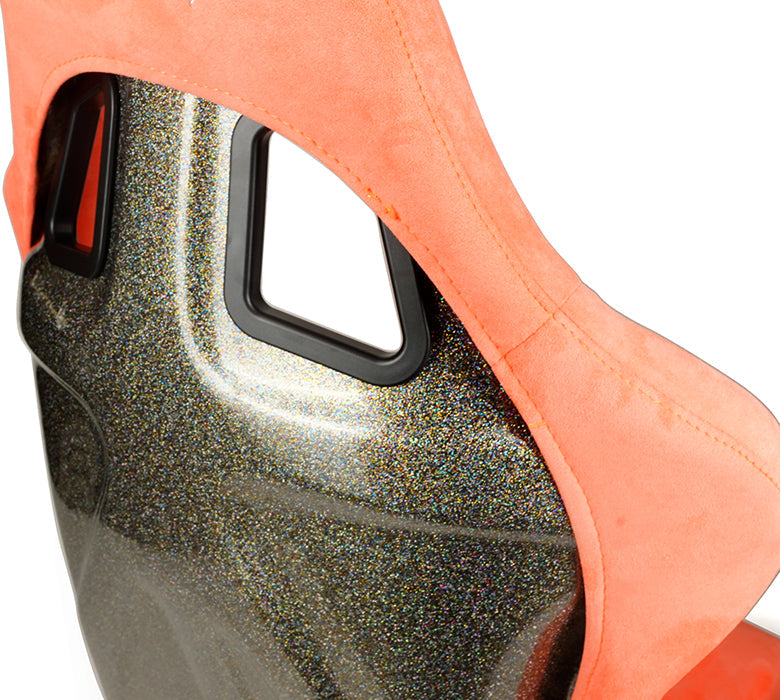 NRG Innovations - FRP Bucket Seat Ultra Edition - Large - Peach/Gray Pearlized Back - NextGen Tuning