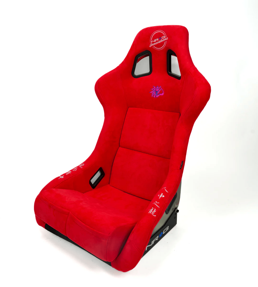 NRG Innovations - FRP Bucket Seat Dragon Edition - Large - Red/Dragon Livery Back - FRP-302RD-DRGN-R - NextGen Tuning