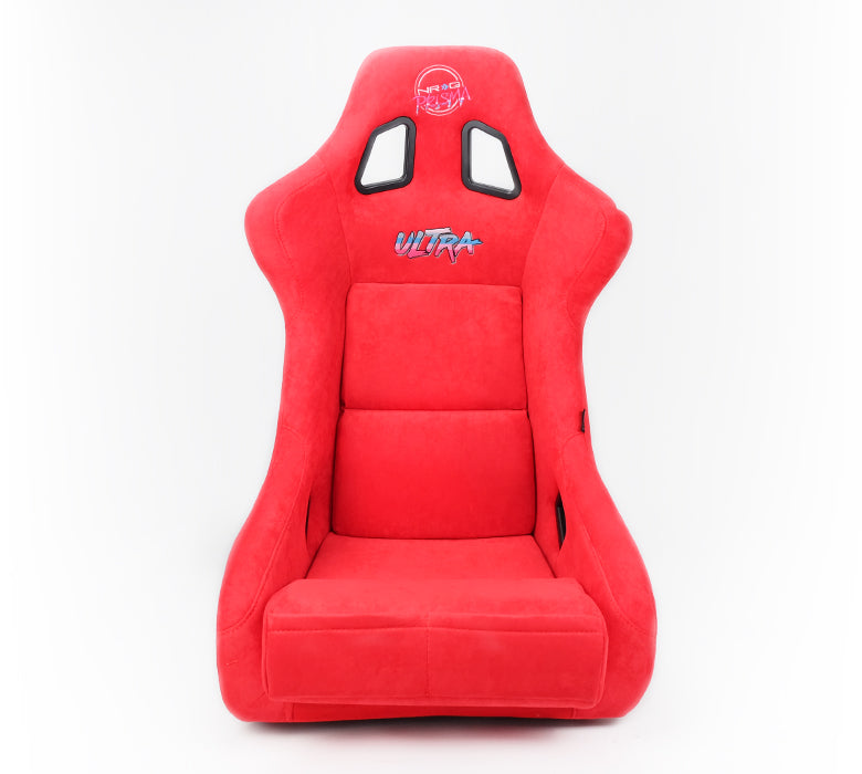 NRG Innovations - FRP Bucket Seat Ultra Edition - Large - Red/Gold Glitter Back - NextGen Tuning