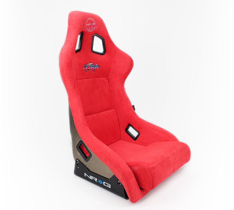 NRG Innovations - FRP Bucket Seat Ultra Edition - Large - Red/Gold Glitter Back - NextGen Tuning