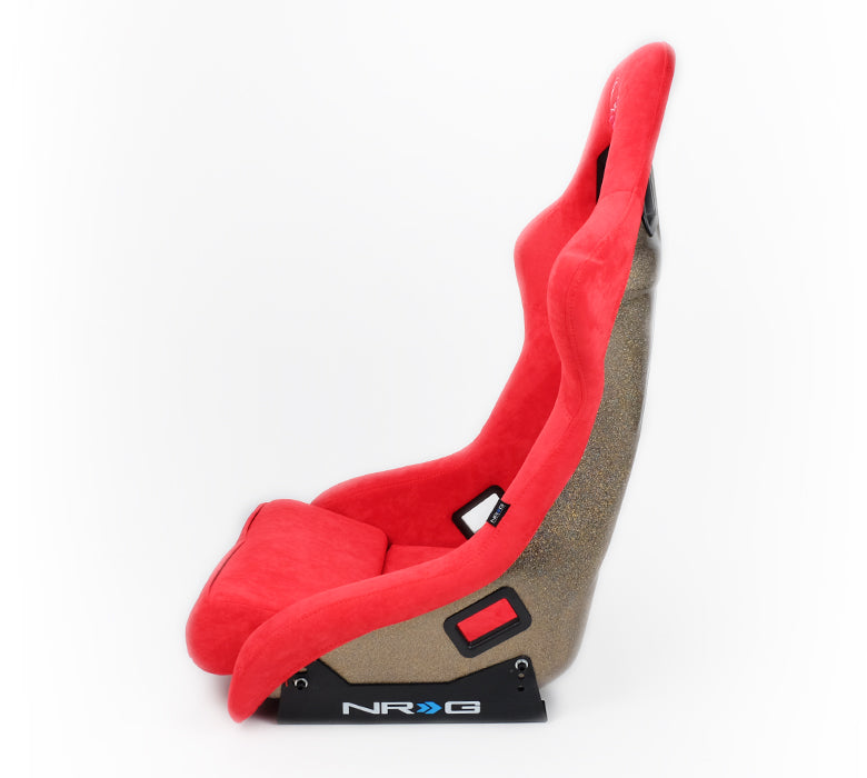 NRG Innovations - FRP Bucket Seat Ultra Edition - Large - Red/Gold Glitter Back - NextGen Tuning