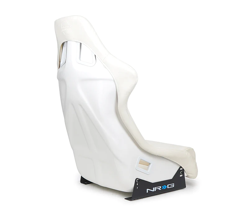 NRG Innovations - FRP Vinyl Bucket Seat - Large - White/White Back - FRP-302WT-V - NextGen Tuning