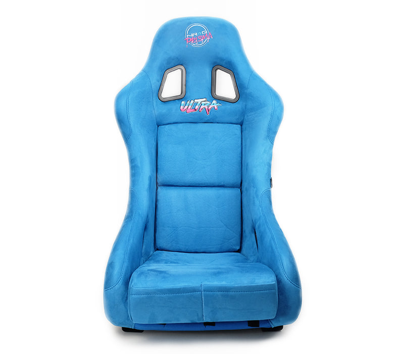 NRG Innovations - FRP Bucket Seat Ultra Edition - Medium - Blue/Gold Mix Back - NextGen Tuning