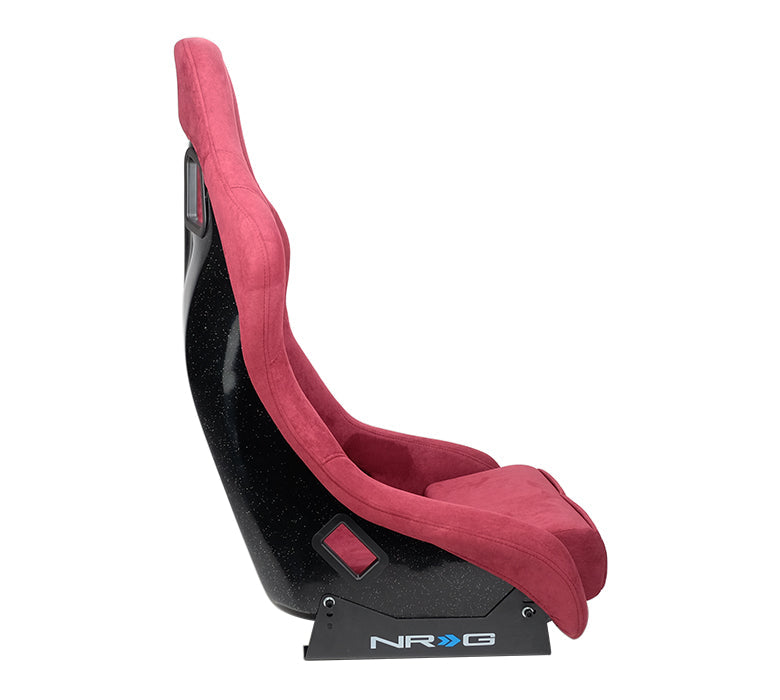 NRG Innovations - FRP Bucket Seat Prisma Edition - Medium - Maroon/Pearlized Back - NextGen Tuning