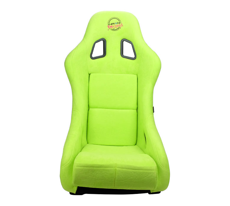 NRG Innovations - FRP Bucket Seat Prisma Edition - Medium - Neon Green/Pearlized Back - NextGen Tuning
