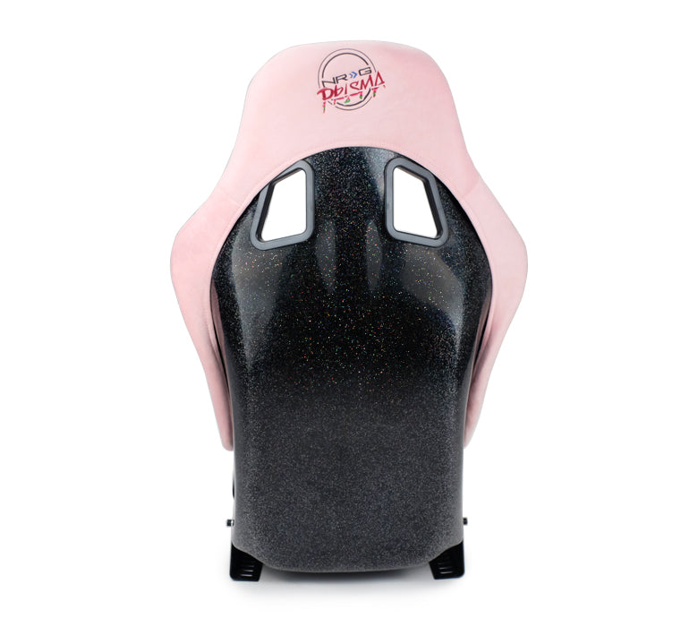 NRG Innovations - FRP Bucket Seat Prisma Edition - Medium - Pink Alcantara/Pearlized Back - NextGen Tuning