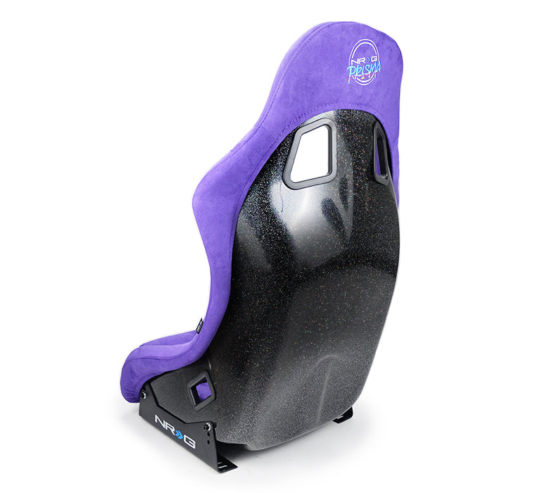 NRG Innovations - FRP Bucket Seat Prisma Edition - Medium - Purple Alcantara/Pearlized Back - NextGen Tuning