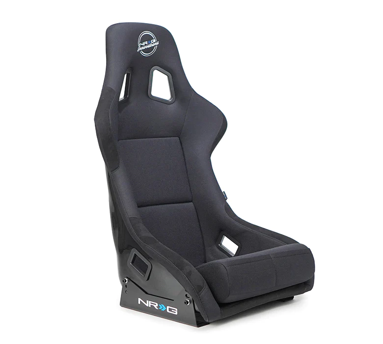 NRG Innovations - FRP Bucket Seat - XLarge - Black/Black Back - FRP-304BK-NRG - NextGen Tuning