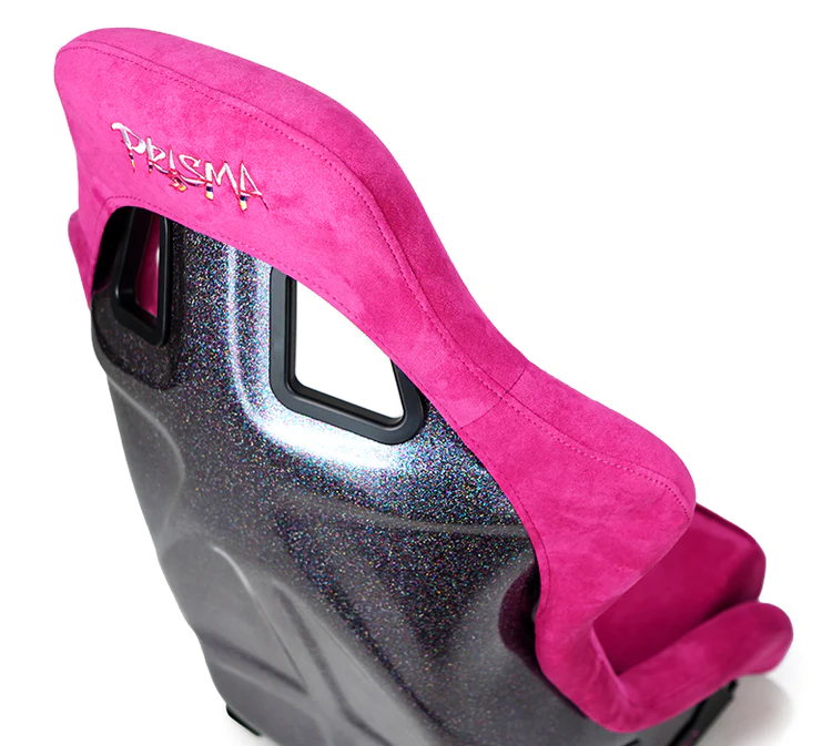 NRG Innovations - FRP Bucket Seat Prisma Wonda Edition - Medium - Fushia/Mix Sparkled Back - NextGen Tuning