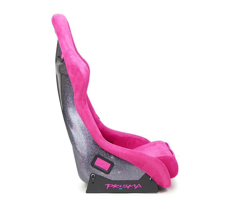 NRG Innovations - FRP Bucket Seat Prisma Wonda Edition - Medium - Fushia/Mix Sparkled Back - NextGen Tuning