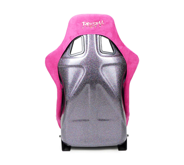 NRG Innovations - FRP Bucket Seat Prisma Wonda Edition - Medium - Fushia/Mix Sparkled Back - NextGen Tuning