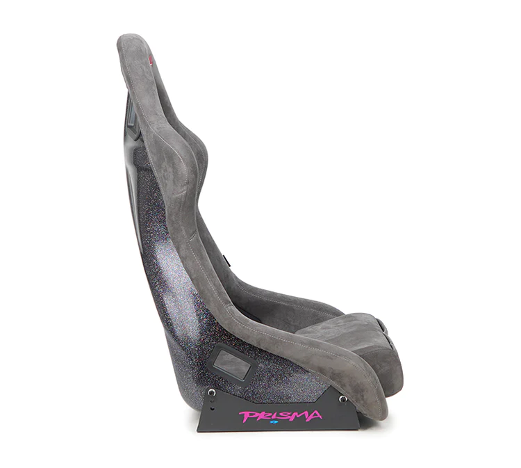 NRG Innovations - FRP Bucket Seat Prisma Edition - Medium - Gun Metal/Mix Sparkled Back - NextGen Tuning