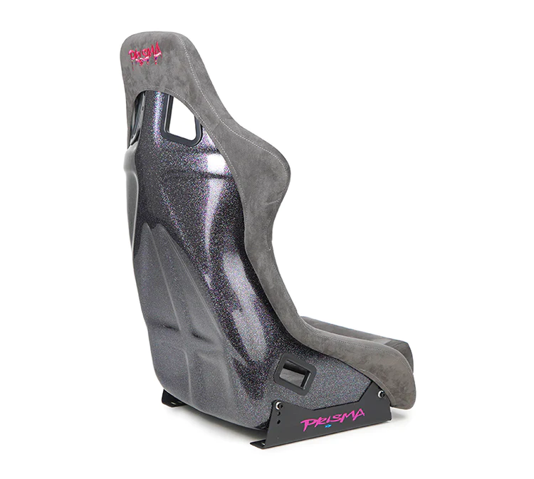 NRG Innovations - FRP Bucket Seat Prisma Edition - Large - Gun Metal/Mix Sparkled Back - NextGen Tuning