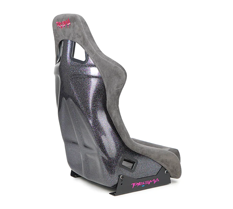 NRG Innovations - FRP Bucket Seat Prisma Edition - Medium - Gun Metal/Mix Sparkled Back - NextGen Tuning