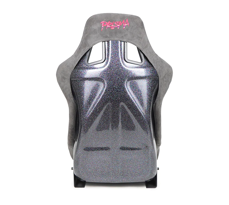 NRG Innovations - FRP Bucket Seat Prisma Edition - Medium - Gun Metal/Mix Sparkled Back - NextGen Tuning