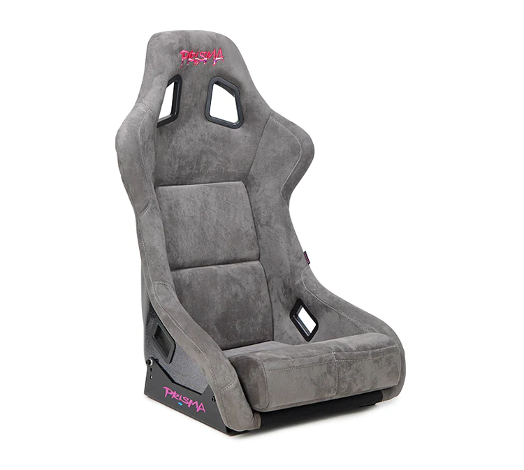 NRG FRP-300 Universal Fiberglass Racing Seat With Adjustable Slider Mount Bracket - Black