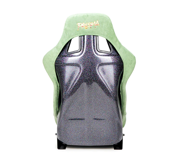 NRG Innovations - FRP Bucket Seat Prisma Cosmo Edition - Large - Olive/Mix Sparkled Back - NextGen Tuning