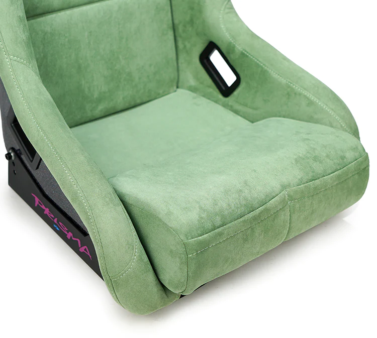 NRG Innovations - FRP Bucket Seat Prisma Cosmo Edition - Medium - Olive/Mix Sparkled Back - NextGen Tuning