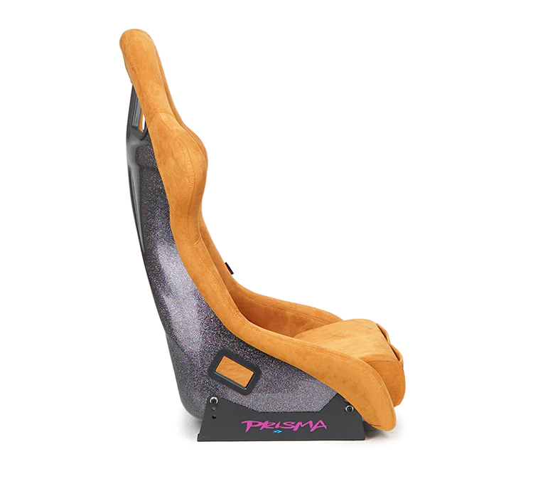 NRG Innovations - FRP Bucket Seat Prisma Edition - Medium - Tan/Mix Sparkled Back - NextGen Tuning