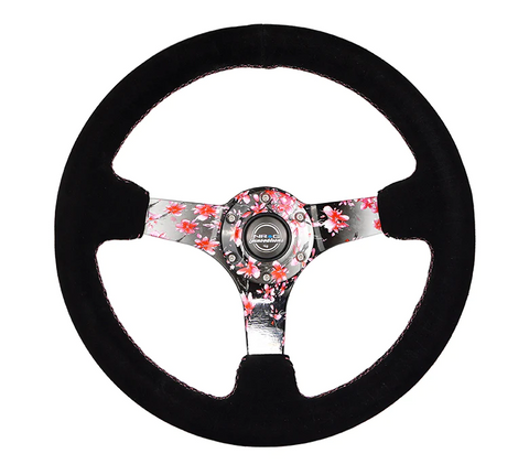 NRG 320mm Pilota Leather Black IN Steering Wheel W/ 170H Hub Gen2 - Foto 11