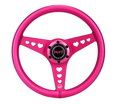 NRG Innovations x Prisma Lab - Aluminum Steering Wheel - Pink w