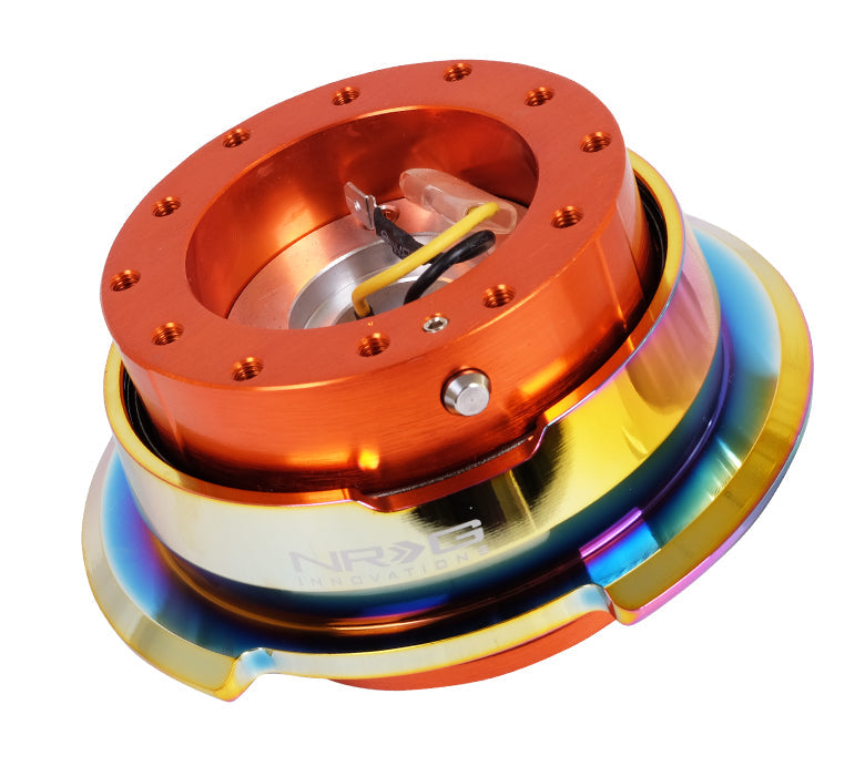 NRG Innovations - Gen 2.8 Quick Release - Orange Body / Neochrome Ring - NextGen Tuning