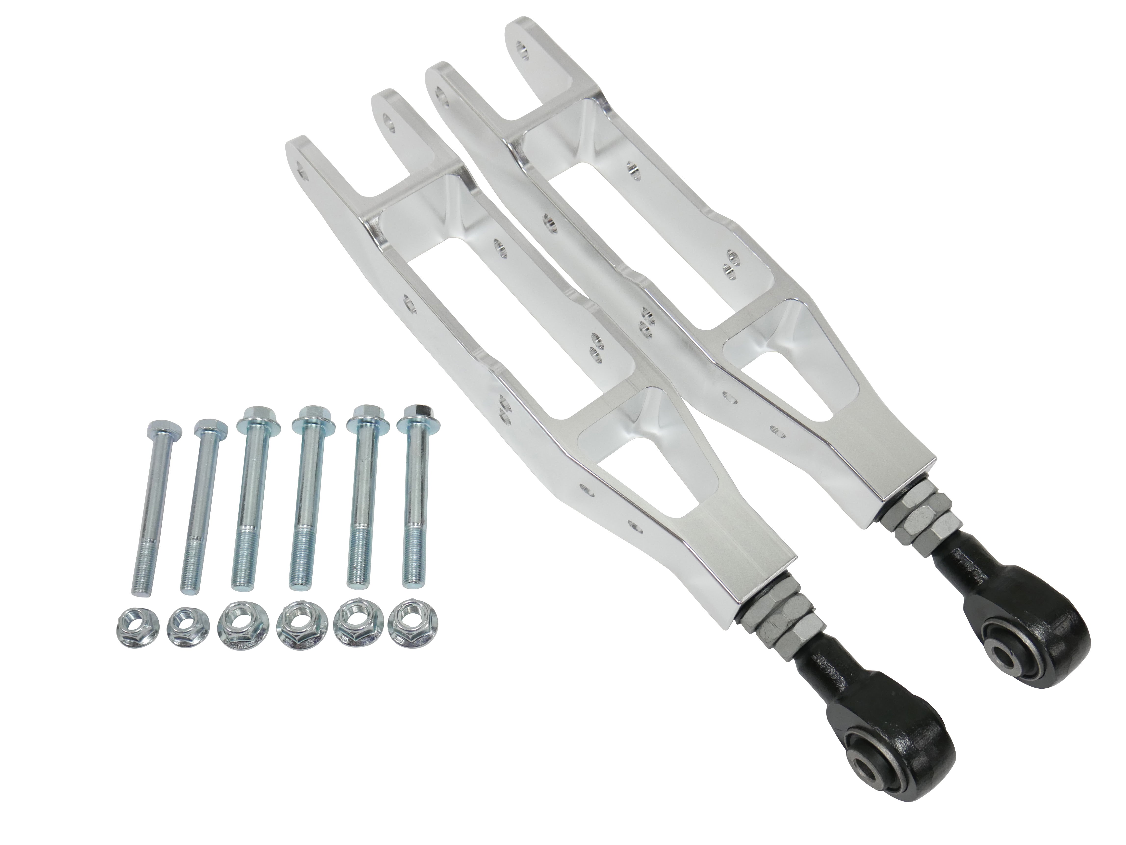 TruHart - Rear Lower Control Arms - Adjustable - Polished - TH-S108-PO - NextGen Tuning