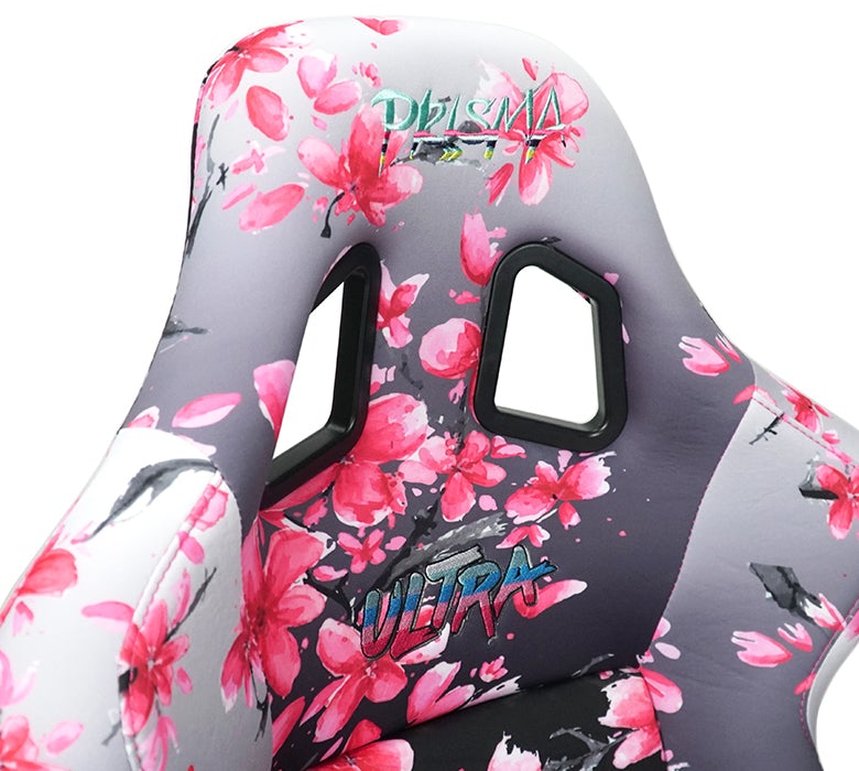 NRG Innovations - FRP Bucket Seat Sakura Edition - Large - Japanese Cherry Blossom/Pink Pearlized Back - NextGen Tuning