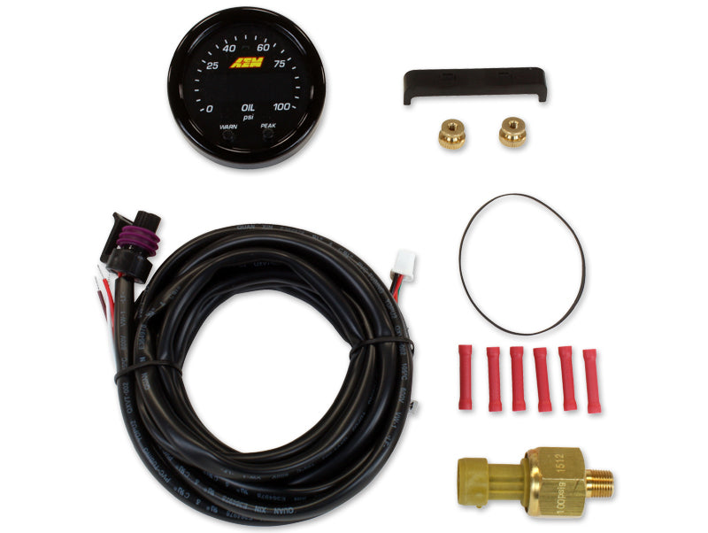 AEM Electronics - X-Series Pressure Gauge Kit - 0-100psi - 52mm - NextGen Tuning