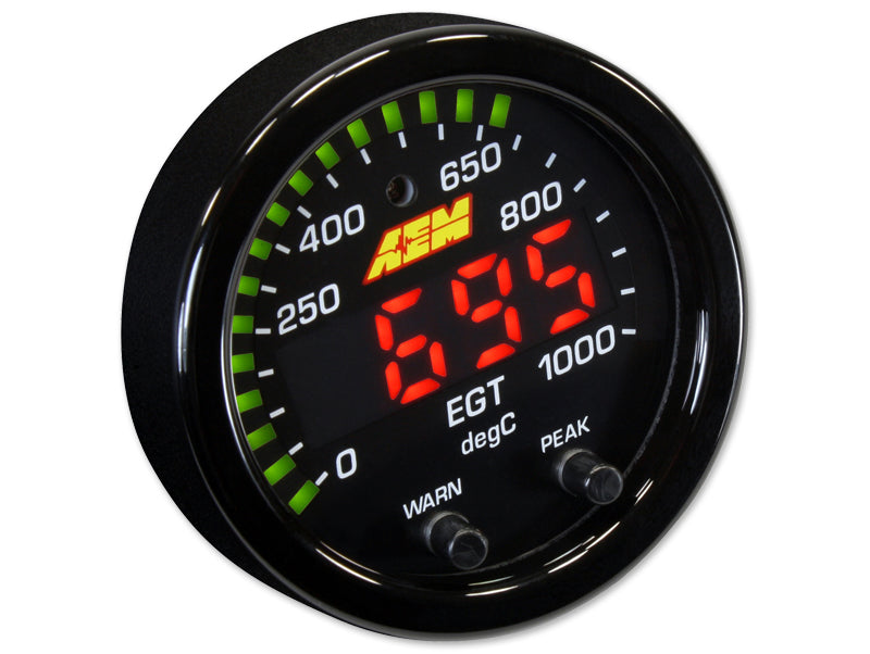 AEM Electronics -  X-Series EGT Gauge Kit - 0-1800F - 52mm - NextGen Tuning